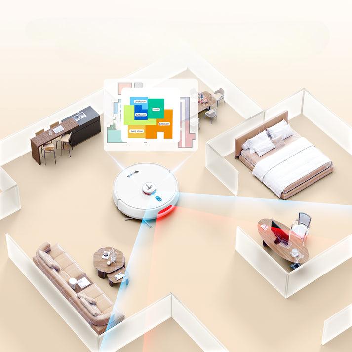 Actual product image Teendow D20S Max Plus ALL IN ONE Roboterstaubsauger (Robot vacuum)