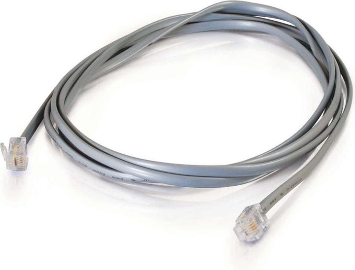 Actual product image C2G RJ11 6P4C Straight Modular Cable