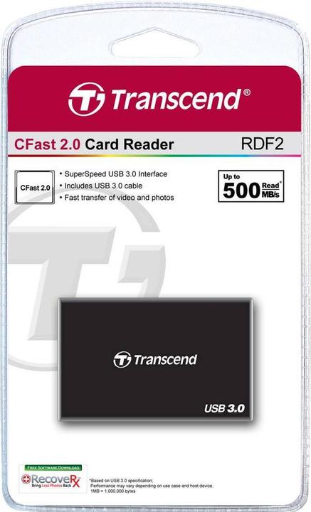 Image du produit Transcend CFast 2.0 RDF2 (USB 2.0)