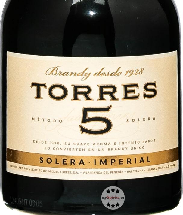 Produktbild Torres 5 Years 38% Vol. 1l