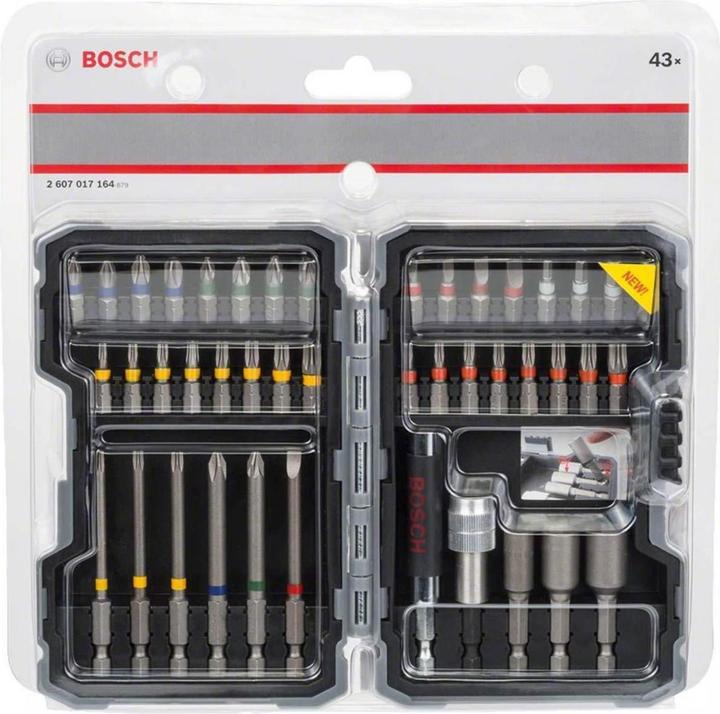 Actual product image Bosch Professional Zubehör Screwdriver bit set (Hexagon socket TX M10, Hexagon socket TX M15, Hexagon socket TX M20, Hexagon socket TX M30, Cross Phillips PH M1, Cross Phillips PH M2, Hexagon socket TX M25, Hexagon socket TX M27, Hexagon socket TX M40, Cross Pozidriv PZ M1, Cross Pozidriv PZ M2, Cross Phillips PH M3, Cross Pozidriv PZ M3)