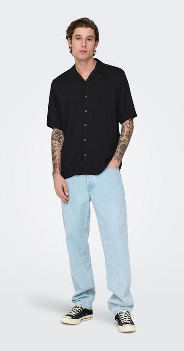 Image du produit Only & Sons Chemise unie à manches courtes (S)