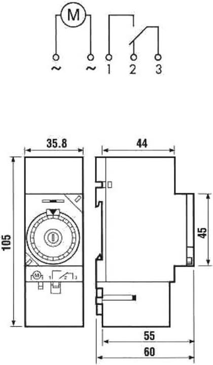 Produktbild Finder Zeitschaltuhr für Hutschiene B
