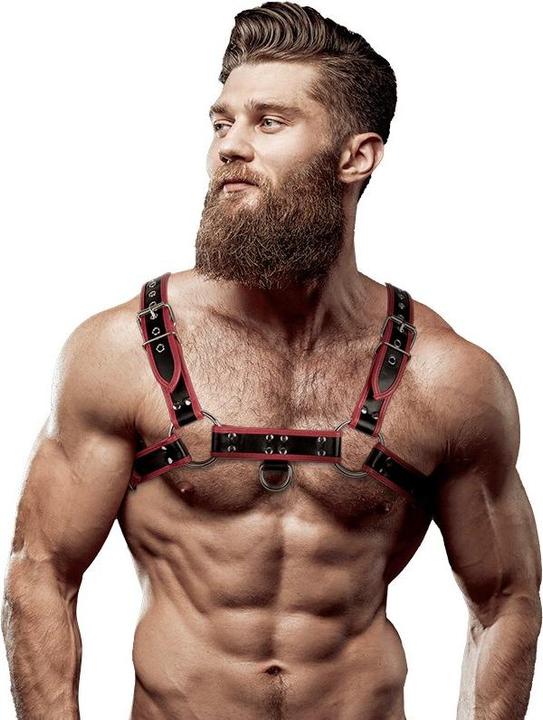 Immagine prodotto Fetish submissive Attitude - Arn S Eco-Skin Petto Uomo Nero/Rosso (S)