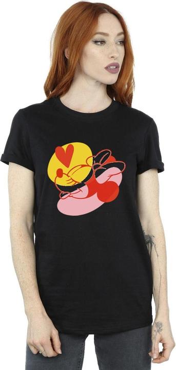 Immagine prodotto Disney Minnie Mouse Tongue Heart Maglietta Ampia Donna (M)