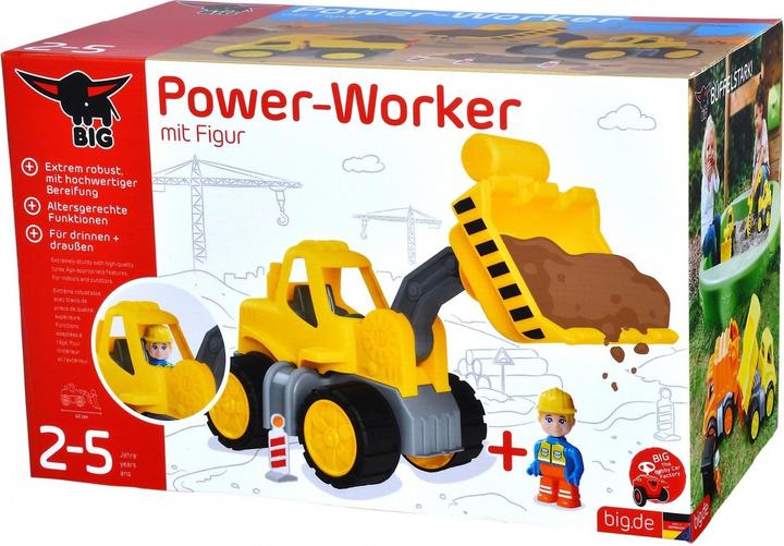 Image du produit BIG Chargeuse sur pneus Power-Worker + figurine