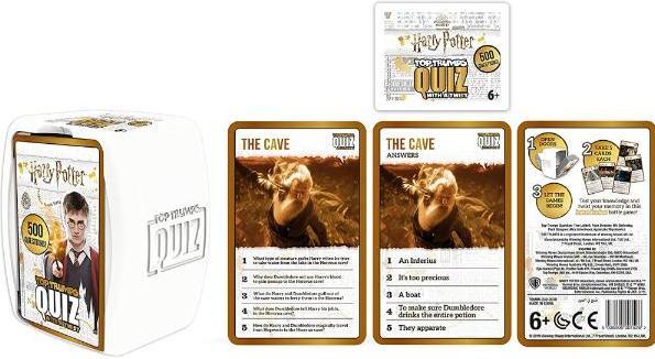 Actual product image Winning Moves WM00047-ITA-6 TOP TRUMPS QUIZ - HARRY POTTER