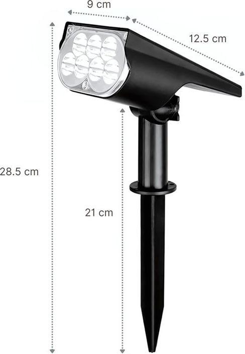 Immagine prodotto Hermex LED Solar Gartenstrahler (30 lm, IP65)