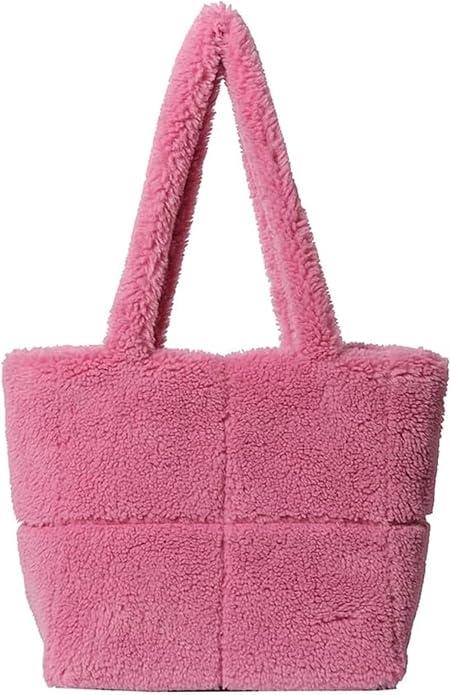Actual product image Only-Bags.Store Chic faux fur shoulder bag - versatile and lightweight, perfect for work or leisure