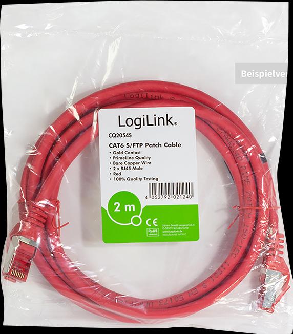 Produktbild LogiLink Netzwerkkabel (S/FTP, CAT6, 10 m)
