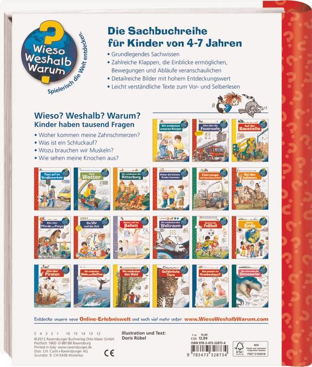 Produktbild Ravensburger Wir entdecken unseren Körper (Deutsch, Doris Rübel, 2012)