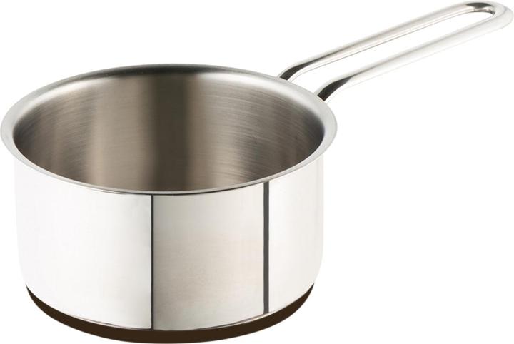 Produktbild WMF Stielkasserolle Topf klein 12cm Stieltopf Mini Edelstahl 18/10 (12 cm, Kochtopf, Edelstahl)