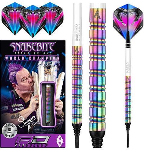Actual product image Red Dragon Peter Wright Snakebite Tungsten Darts (18g) (18 g)