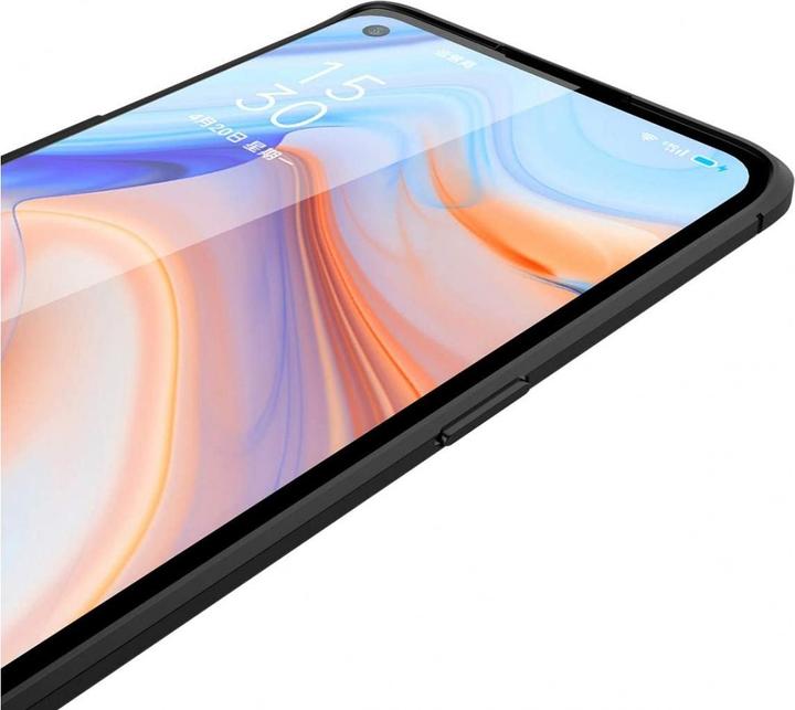 Actual product image Screenguard Oppo Reno4 Pro 5G Case Leather Design TPU Cover (Oppo Reno 4 Pro 5G)