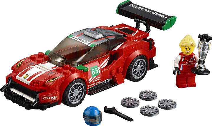Image du produit LEGO Ferrari 488 GT3 Scuderia Corsa (75886, LEGO Speed Champions)