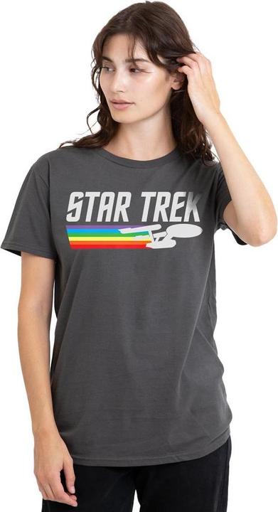 Actual product image Unisex Adult Rainbow Trail T-Shirt (S)