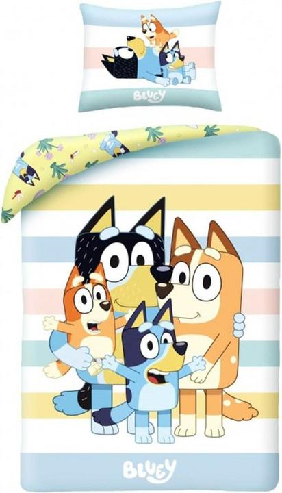 Actual product image Bluey Strisce Set Copripiumino