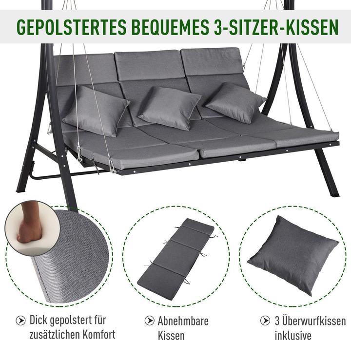 Produktbild Outsunny Hollywoodschaukel