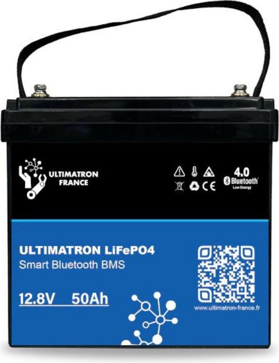 Image du produit Ultimatron UBL-12V-50Ah Batterie d'alimentation LiFePO4 (12 V, 50 Ah)