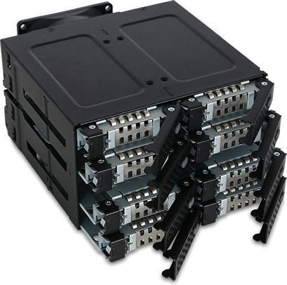 Actual product image Icy Dock removable frame 8x 2.5" MB508SP-B