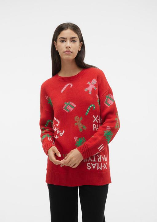 Actual product image Vero Moda VMXMASPARTY LS H/L O-NECK PULL. XMAS EXC Knitted Pullover (S)