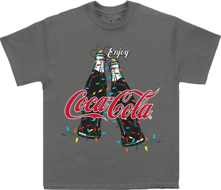 Actual product image Coca Cola Unisex Adult Bottles T-Shirt (L)