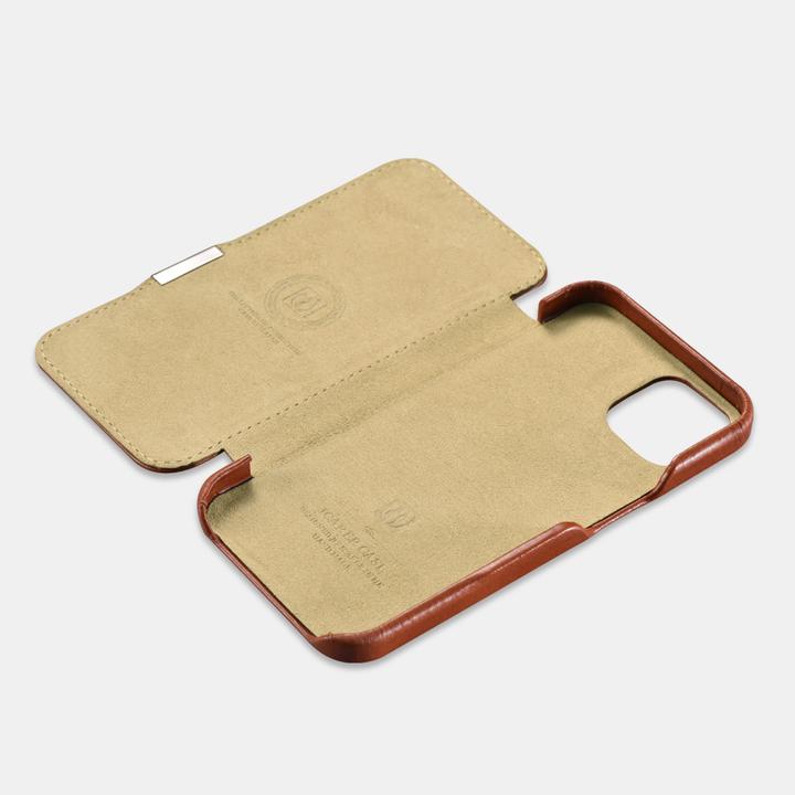 Image du produit iCarer iPhone 15 - étui à rabat en cuir vintage marron WMI15230613 (Apple iPhone 15)