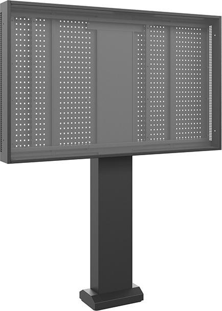 Actual product image Hagor ScreenOut OH 75 Landscape stand system for Samsung OH75 series outdoor powder coating