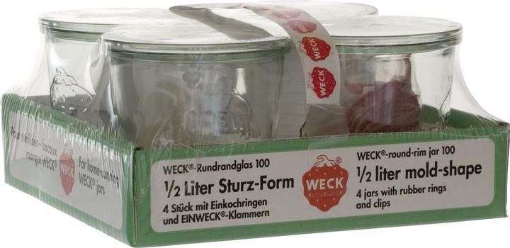 Image du produit Weck forme du linteau (4 pcs, 0.50 l)