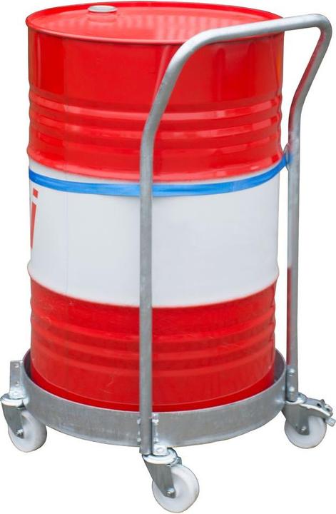 Immagine prodotto eurokraft pro Carrello per fusti, zincato, FRW-3, fusti con Ø massimo 600 mm, altezza di (300 kg)