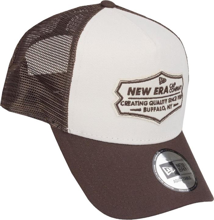 Immagine prodotto New Era Cappello Trucker regolabile - RETRO PATCH marrone / beige (Taglia unica)