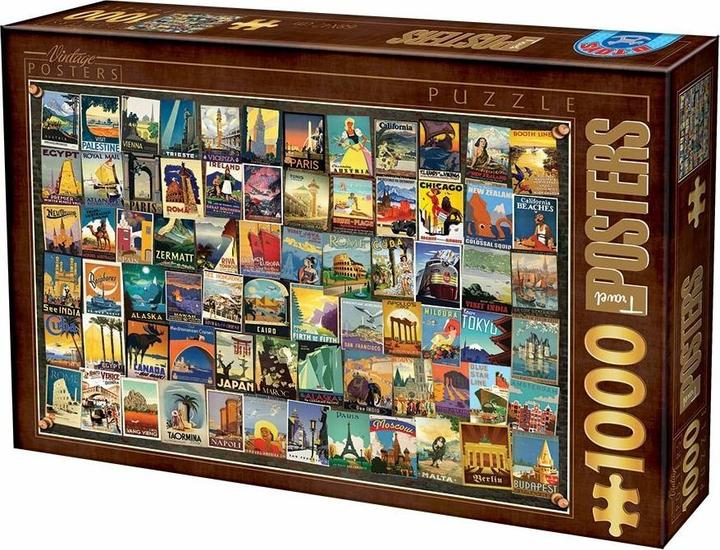 Actual product image D-Toys Puzzle 1000 teas of the world (1000 pieces)
