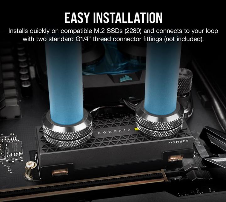Immagine prodotto Corsair Hydro CX-9029002 Solid State Drive Water Block nero