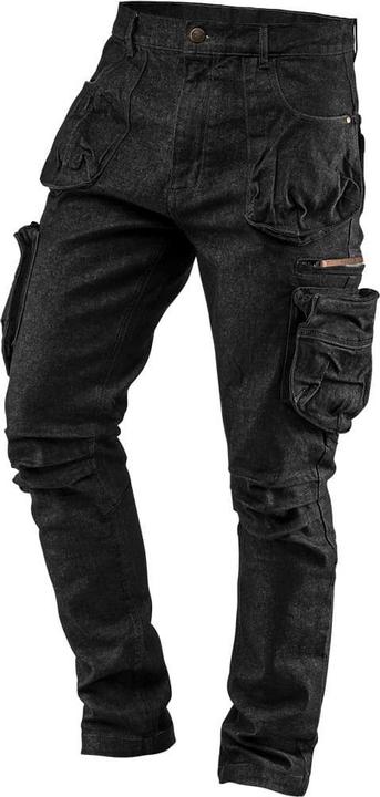 Actual product image Neo Black work trousers with 5 pockets, size M, with DENIU (M)