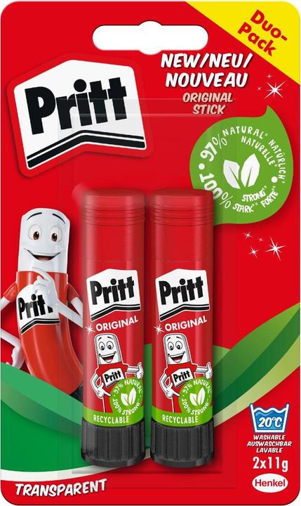Image du produit Pritt Bâton de colle 11 g, 2 pièces