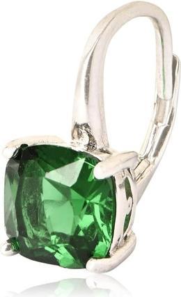 Image du produit Brilio Silver - Boucles d'oreilles mode en argent avec zircons verts EA301WG