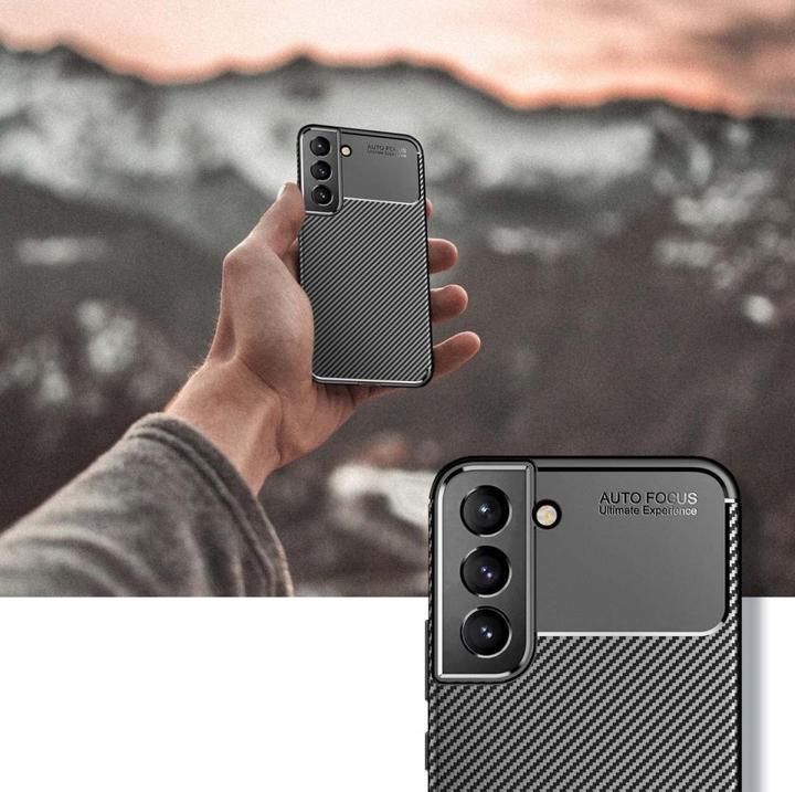 Image du produit Screenguard Samsung Galaxy S22+ Housse Design en carbone TPU Case (Samsung Galaxy S22+)