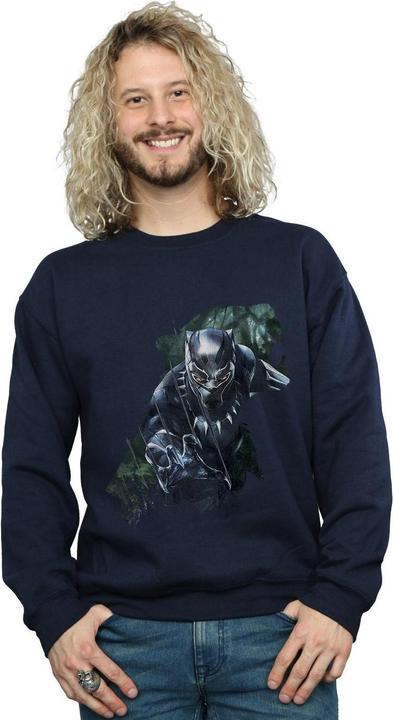 Image du produit Mens Black Panther Wild Silhouette Cotton Sweatshirt (M)