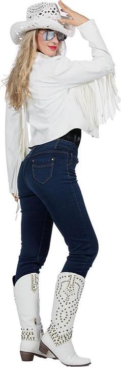 Actual product image Wilbers Ladies festival jacket with fringes, white (44)
