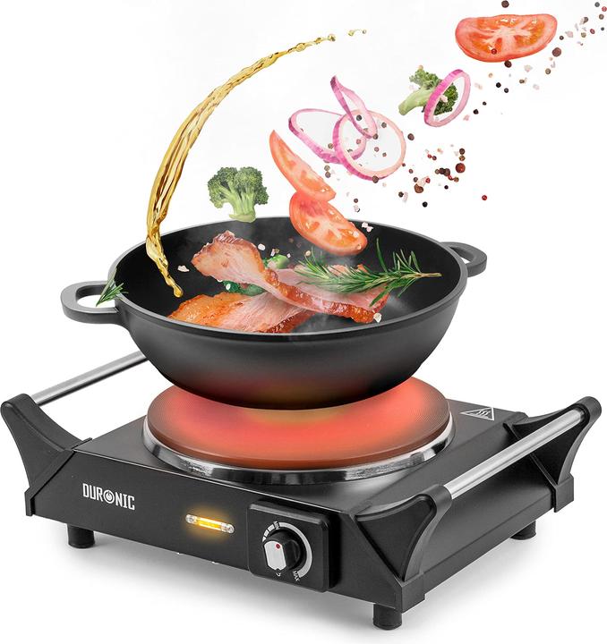 Actual product image Duronic Electric Camping Stove HP1 BK