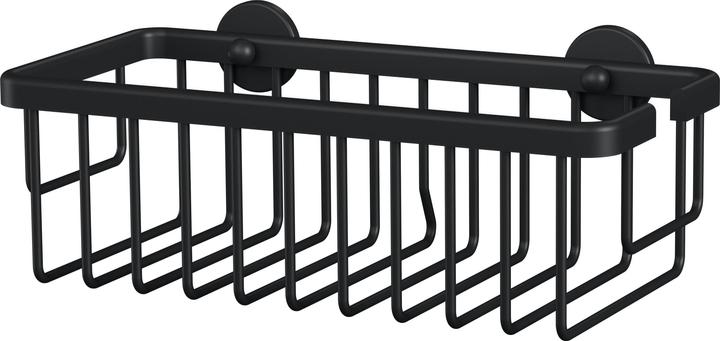 MOON BLACK shower tray incl. adhesive solution without drilling (9 x 13 x 29 cm)