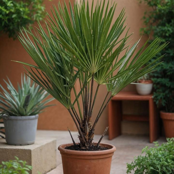 Image du produit Plant in a Box Chamaerops Humilis - Zwergpalme (50 cm)