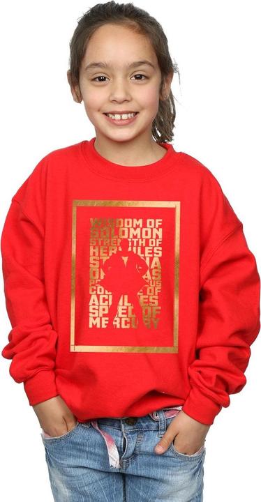 Image du produit - Sweat SHAZAM GOLD TEXT - Fille (140, 146)