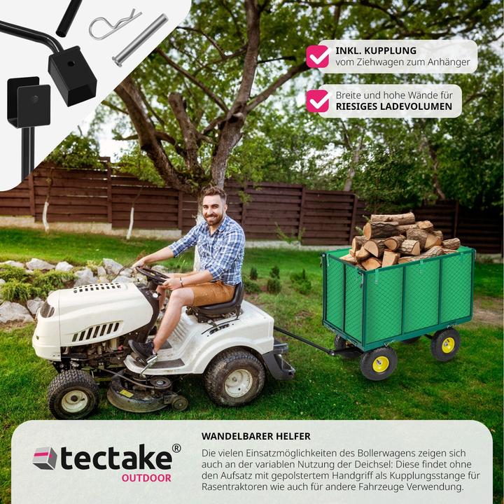 Image du produit tectake Chariotàpédales