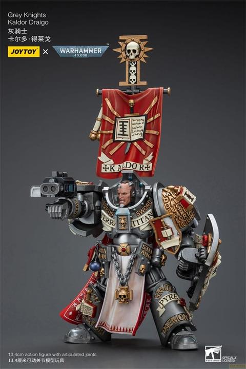 Immagine prodotto Joy Toy Warhammer 40k action figure 1/18 Cavalieri Grigi Kaldor Draigo 12 cm