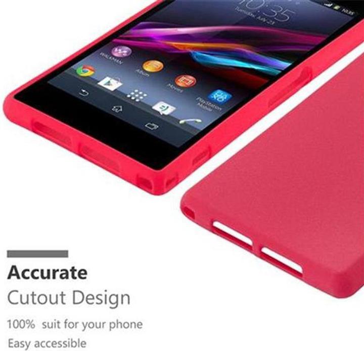 Actual product image Cadorabo TPU Frosted Cover (Sony Xperia Z1 Compact)