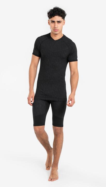 Produktbild Kipsta Damen/Herren Fussball Funktionsshirt kurzarm - Keepdry schwarz (XXL)