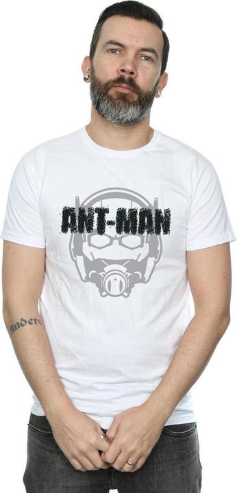 Actual product image Mens Ant-Man Helmet Fade T-Shirt (S)