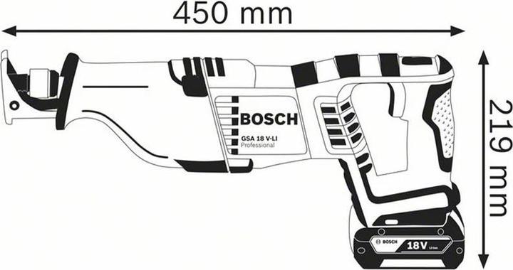 Actual product image Bosch Professional GSA 18V-LI Professional
