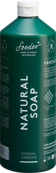 Produktbild Soeder* Naturseife Herbal Garden (Flüssigseife, Handseife Nachfüllpackung, 1000 ml)